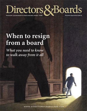 Directors & Boards Magazine Excerpt